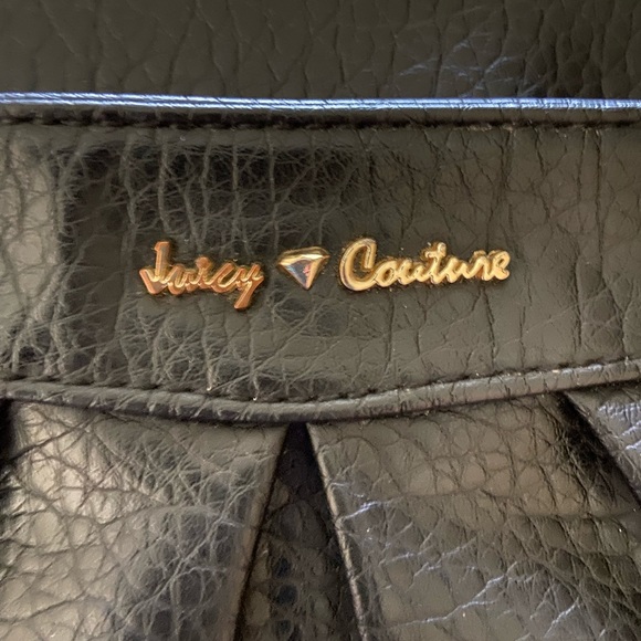 Juicy Couture Black faux Leather Wristlet - Picture 9 of 9